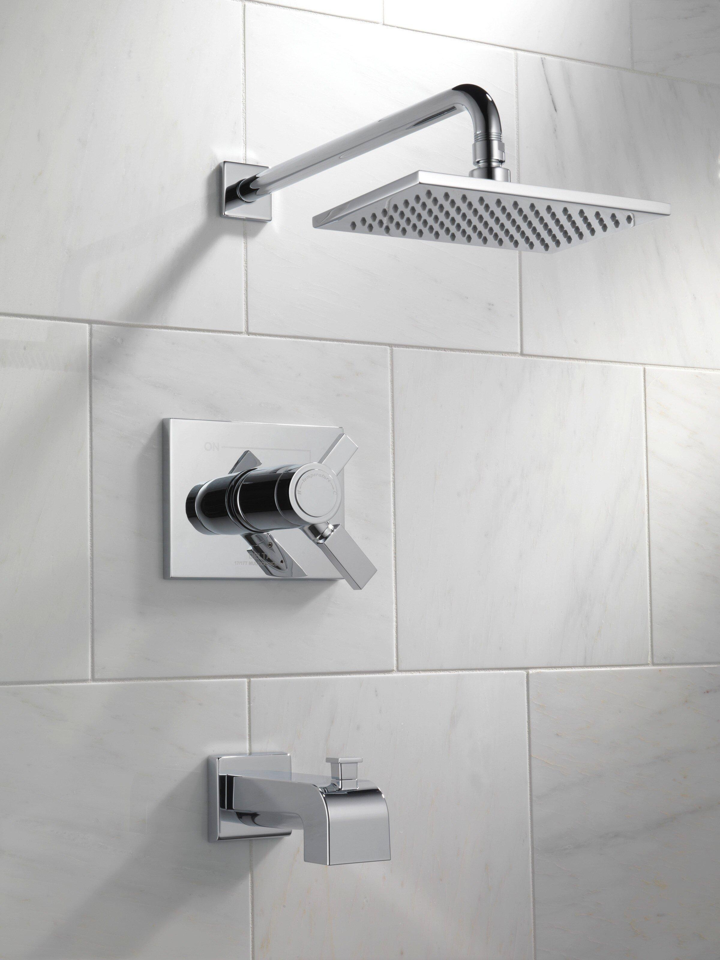Delta Faucet Chrome Single Handle Single Function Bathtub & Shower Faucet (Trim Only) 