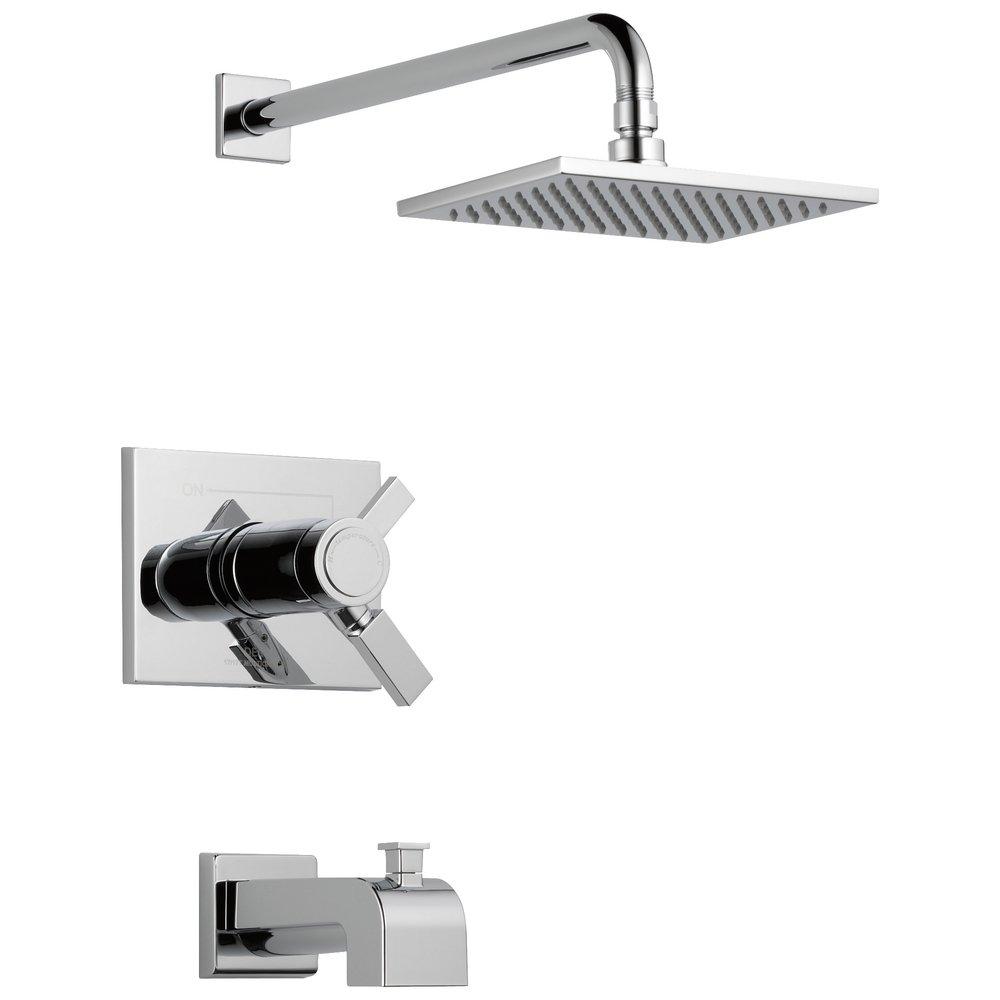 Delta Faucet Chrome Single Handle Single Function Bathtub & Shower Faucet (Trim Only) 