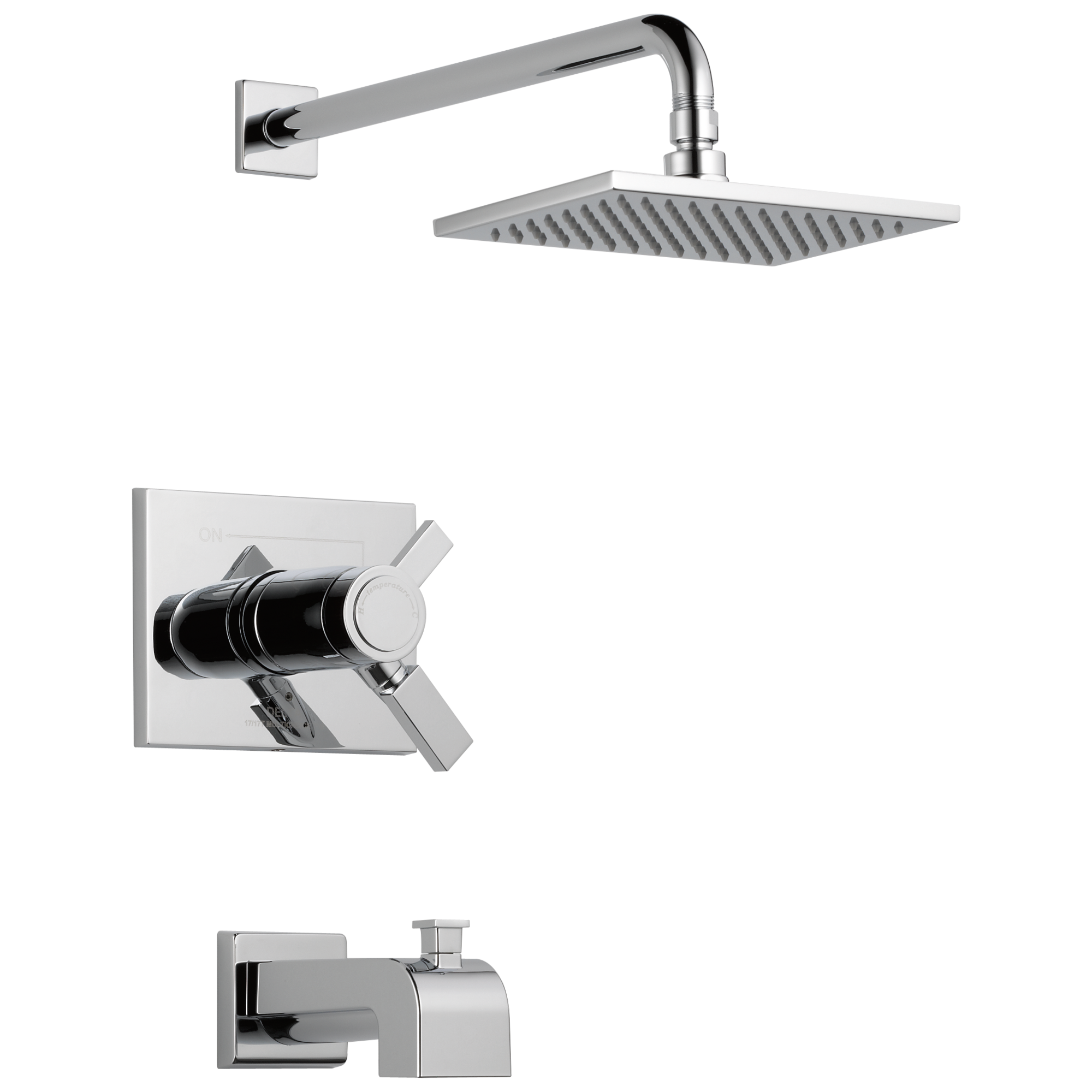 Delta Faucet Chrome Single Handle Single Function Bathtub & Shower Faucet (Trim Only) 