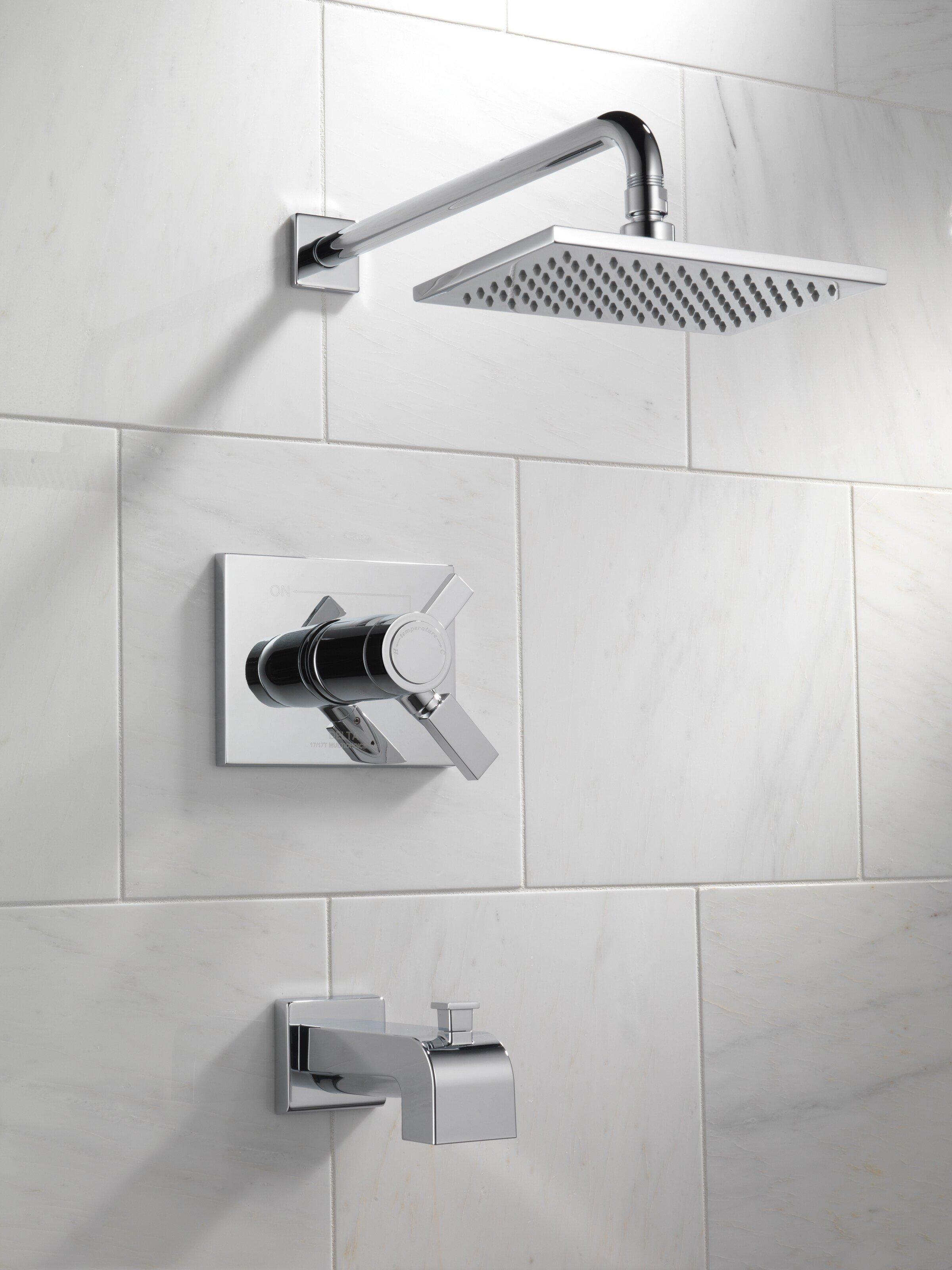 Delta Faucet Chrome Single Handle Single Function Bathtub & Shower Faucet (Trim Only) 