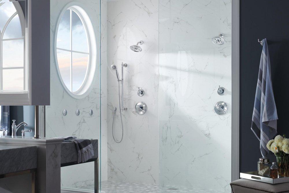 Brizo Chrome Shower Faucet with Double Lever Handle (Trim Only) 