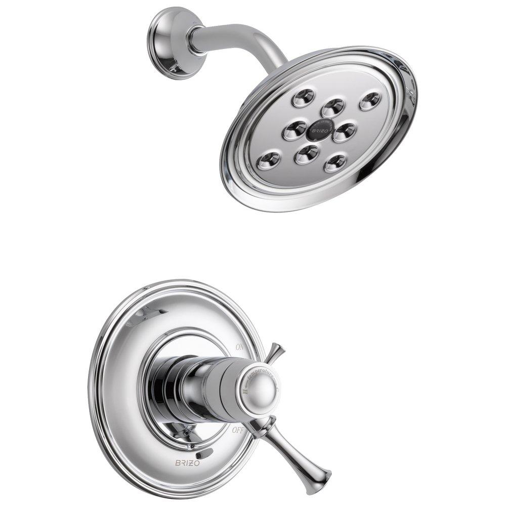 Brizo Chrome Shower Faucet with Double Lever Handle (Trim Only) 