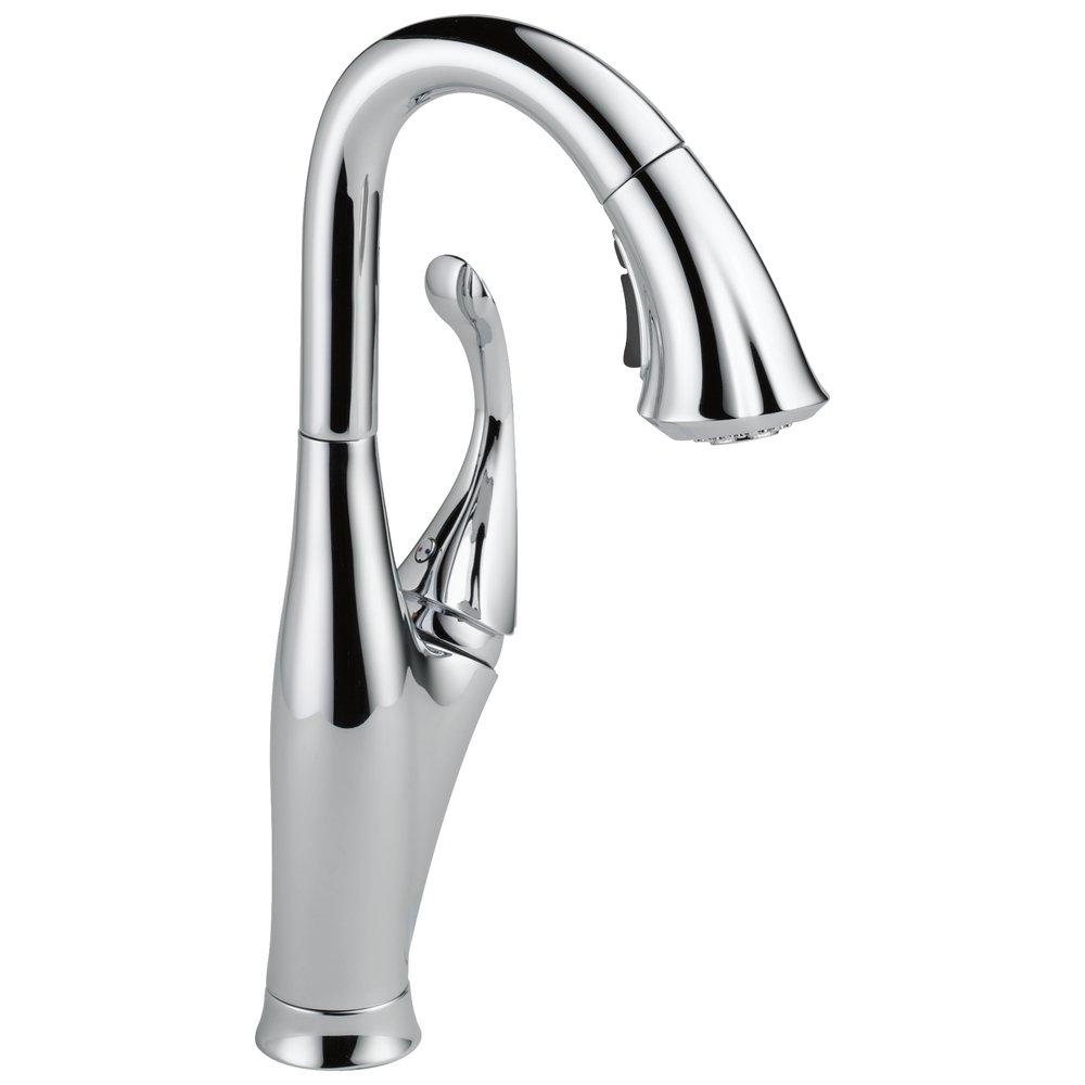 Delta Faucet Chrome Single Lever Handle Bar Faucet 