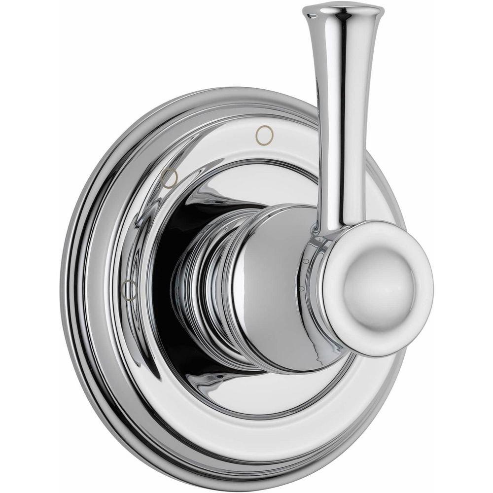 Brizo Chrome Tub and Shower Diverter Valve with Single Lever Handle 