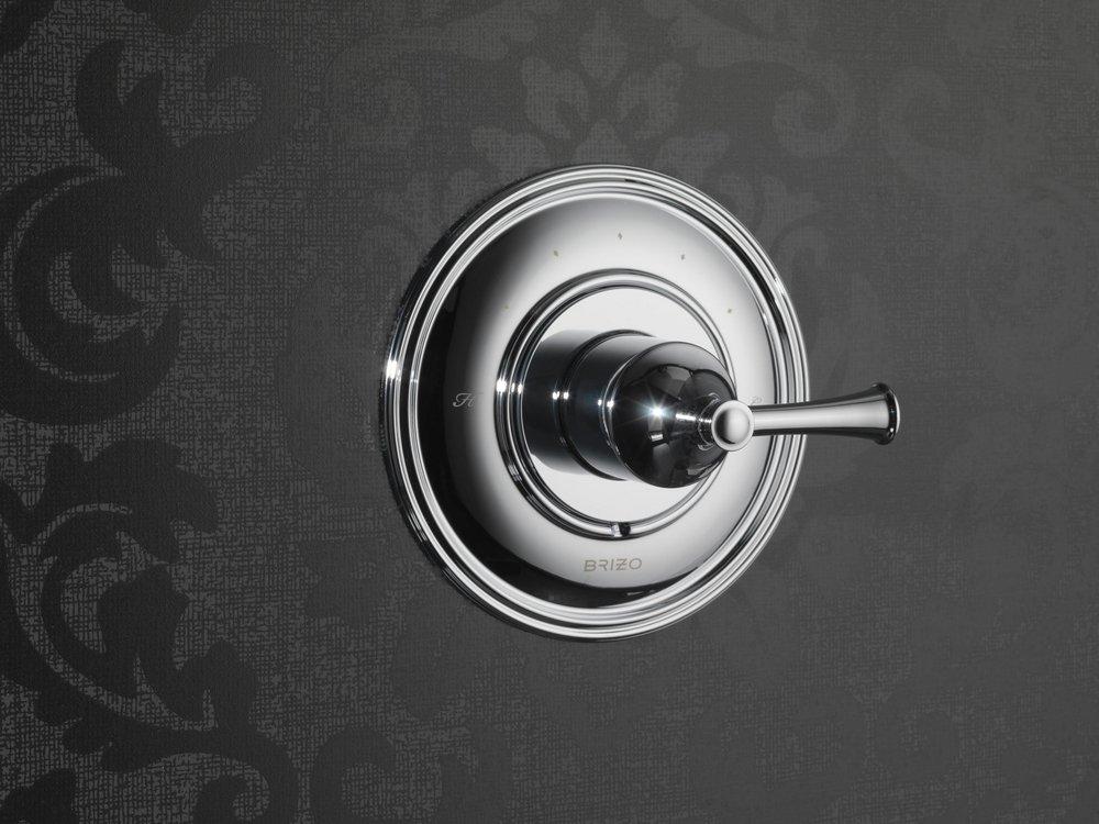 Brizo Chrome Single Handle Bathtub & Shower Faucet (Trim Only) 