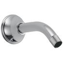 Brizo Chrome 1/2 x 9 in. NPT Brass Shower Arm and Flange 