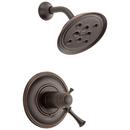 Shower Faucet with Double Lever Handle in Venetian Bronze (Trim Only)