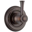 Tub and Shower Diverter Valve with Single Lever Handle in Venetian Bronze