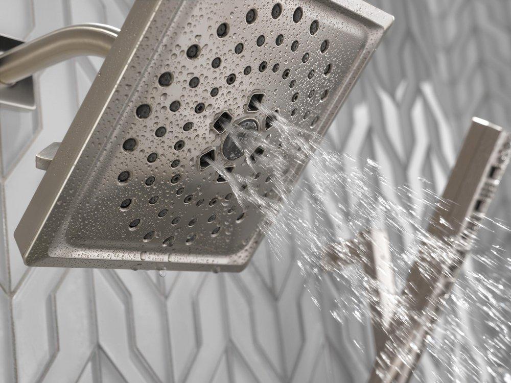 Delta Faucet Brilliance Stainless Brass Shower Flange 