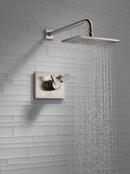 Delta Faucet Brilliance&reg; Stainless Single Handle Single Function Shower Faucet (Trim Only) 