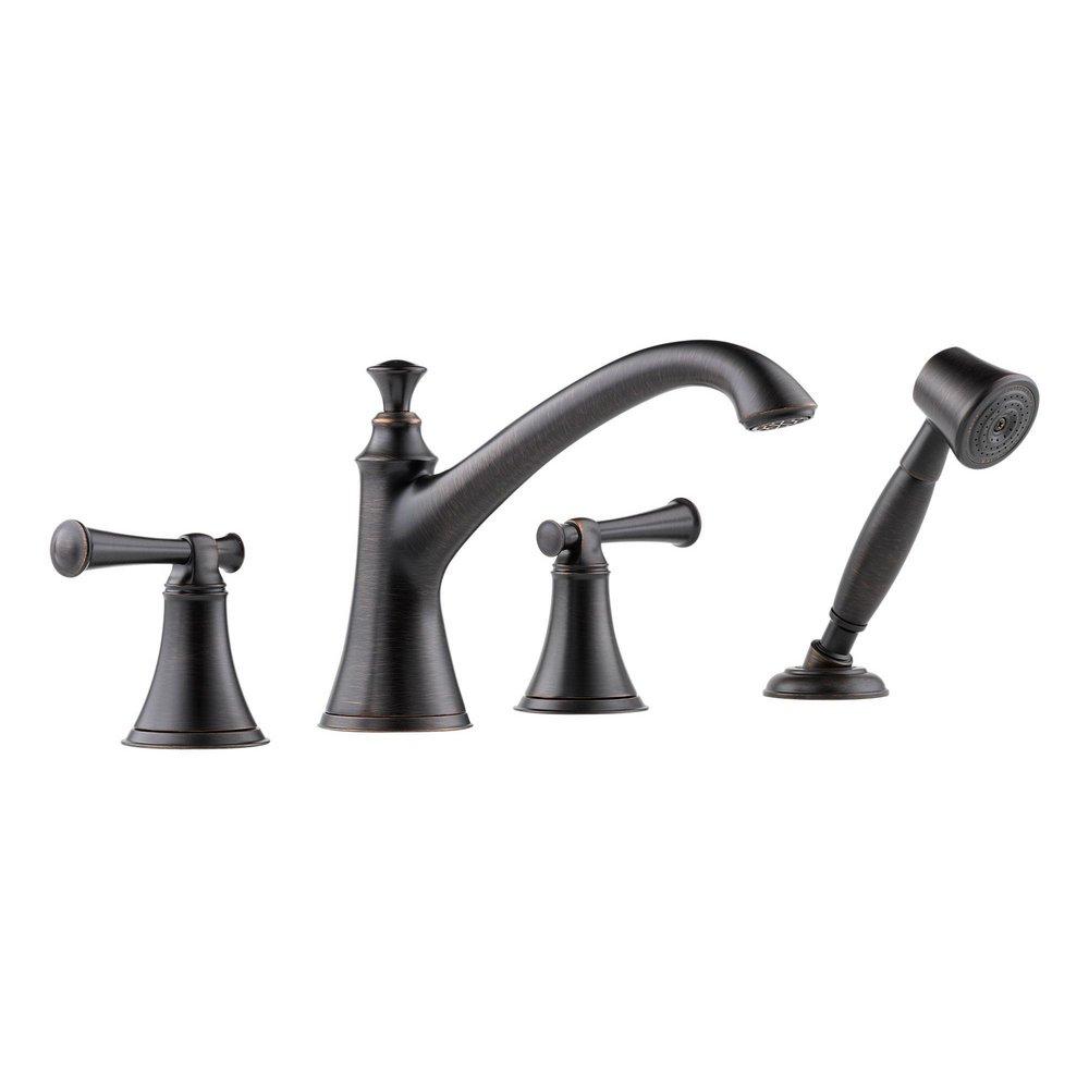 Brizo Venetian&reg; Bronze No Handle Roman Tub Faucet Trim Only 