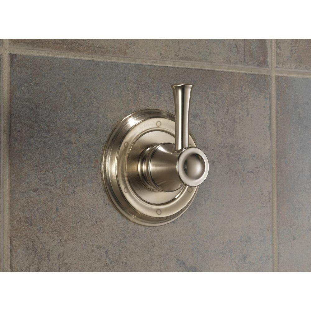 Brizo Brushed Nickel Single Handle Bathtub & Shower Faucet (Trim Only) 
