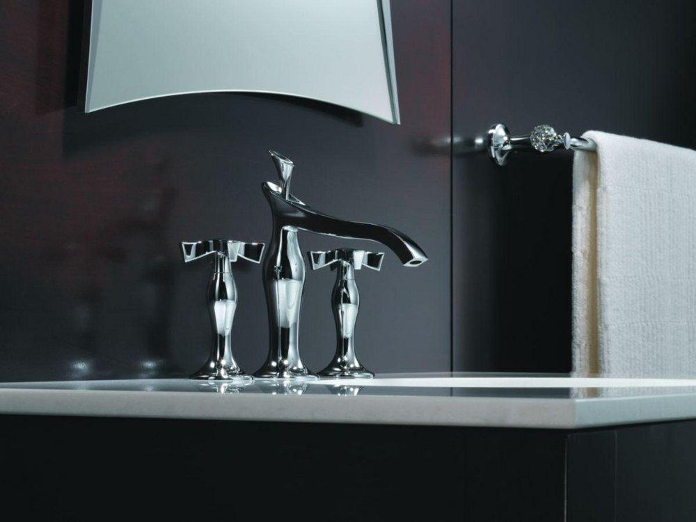 Brizo Chrome Two Handle Bathroom Sink Faucet 
