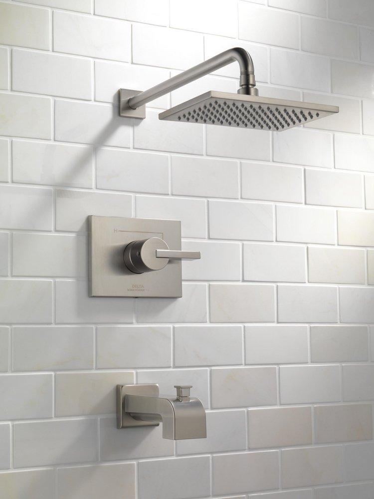 Delta Faucet Brilliance Stainless Single Handle Single Function Bathtub & Shower Faucet (Trim Only) 