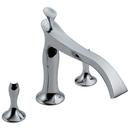 No Handle Roman Tub Faucet in Polished Chrome Trim Only