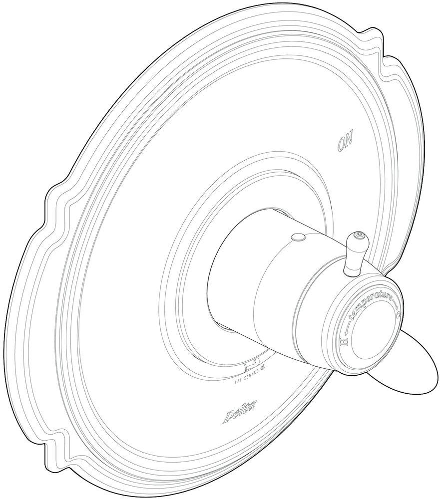 Delta Faucet Venetian Bronze Converter Trim Kit 