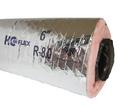 6 in. x 25 ft. R8 Silver Flexible Air Duct 