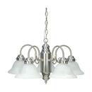 NUVO Brushed Nickel 3-Light Incandescent Chandelier 