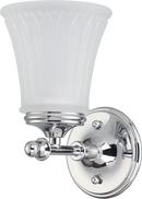 NUVO Polished Chrome 100W 1-Light Vanity Light Fixture 