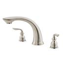 3-Hole Roman Tub in Brushed Nickel (Less Handle)