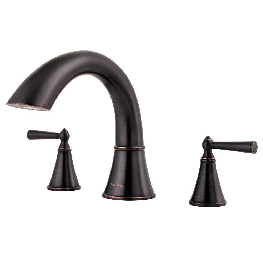 Pfister Tuscan Bronze Two Handle Roman Tub Faucet Trim Only 