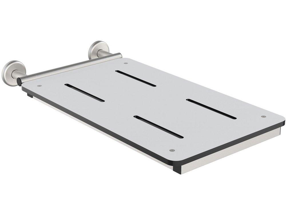 Wingits® White 29 x 15 in. Permanent End Mount Tub Seat Phenolic 