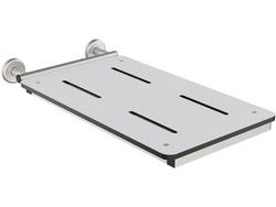 29 x 15 in. Permanent End Mount Tub Seat Phenolic in White