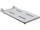 Wingits&reg; White 29 x 15 in. Permanent End Mount Tub Seat Phenolic 