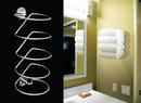 Wingits&reg; Polished Stainless Steel 4-Tier 3-Spire Towel Rack 