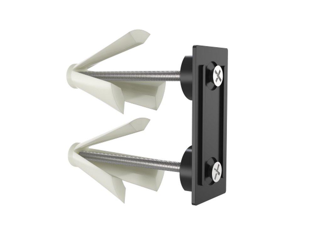 Wingits&reg; Black Curved Shower Rod 