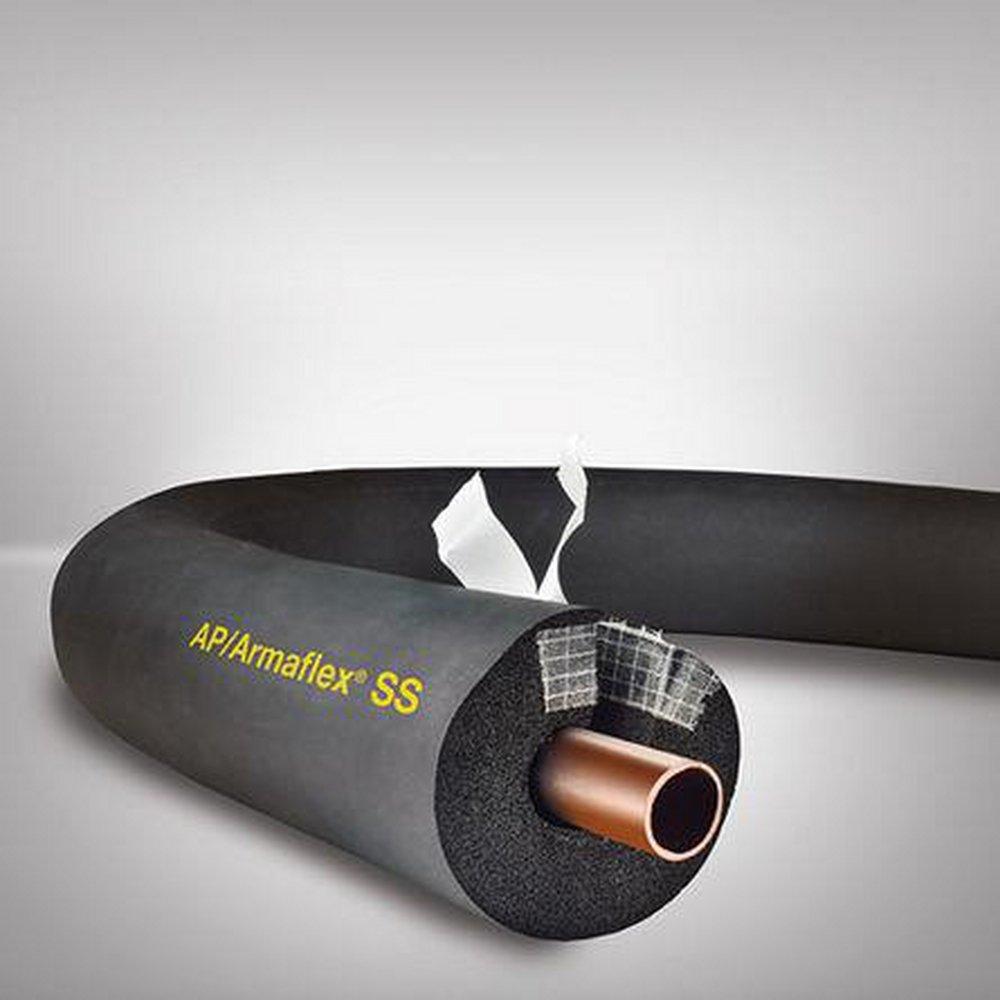 Armacell Black 6 ft. x 1 in. R7 Elastomeric Foam Pipe Insulation in Black 