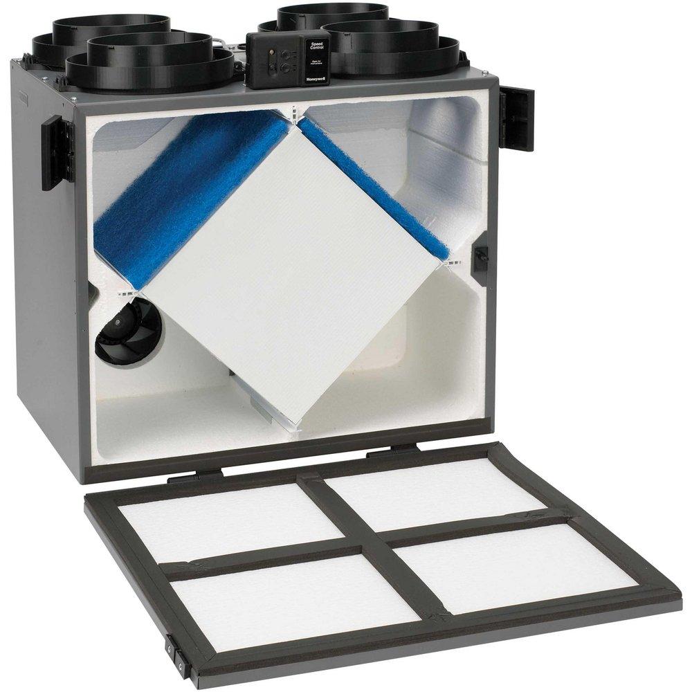 Honeywell Home Grey Heat Recovery Ventilation (HRV) 22-13/25 in. 