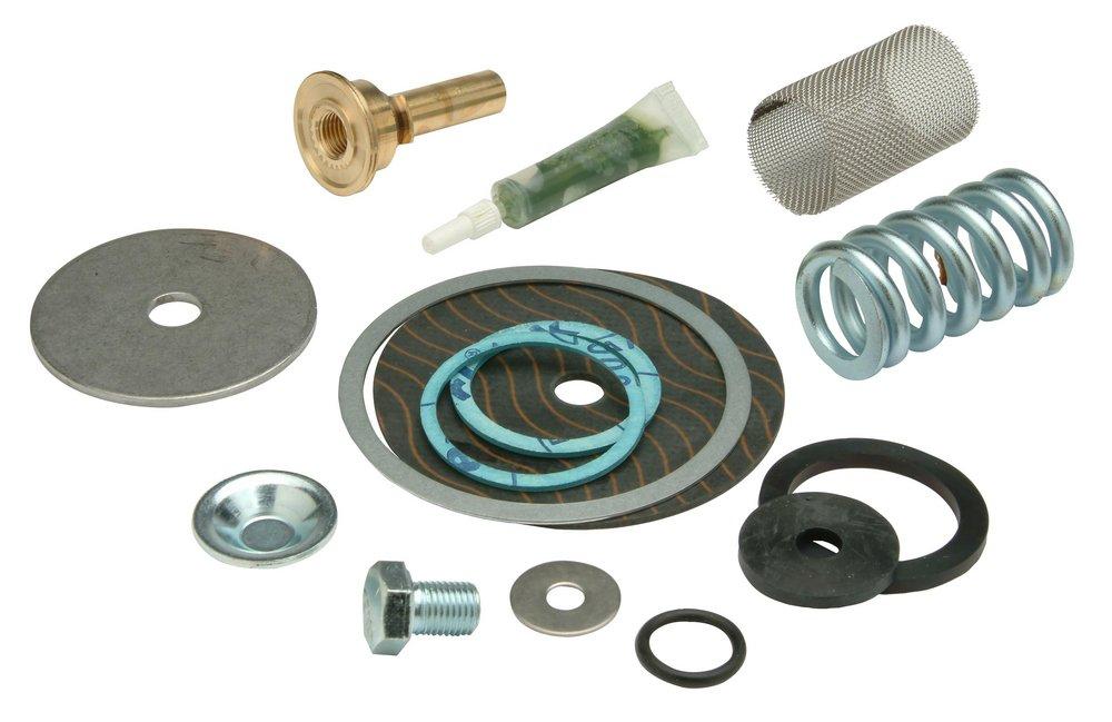 Zurn Wilkins Black Brass, Chrome, Iron, Rubber and Stainless Steel Valve Repair Kit 