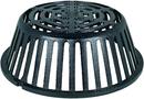 15 in. No Hub Enameled Cast Iron Round Dome Strainer