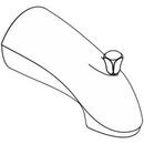 Moen Brushed Nickel Replacement Diverter Tub Spout 