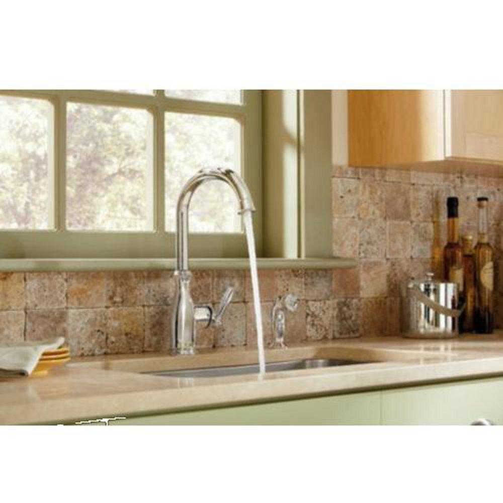 Moen Oil Rubbed Bronze Single Handle Kitchen Faucet 