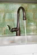 Moen Oil Rubbed Bronze Single Lever Handle Pull Down Bar Faucet with Power Clean and Reflex Technology 