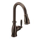 Moen Oil Rubbed Bronze Single Handle Pull Down Kitchen Faucet with Power Boost and Reflex Technology 