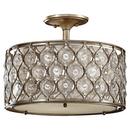 12-1/2 x 16 in. Celling Light in Burnished Silver
