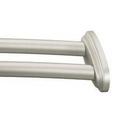 Moen Brushed Nickel 60 in. Adustable Double Curve Shower Rod 