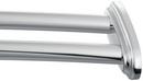 Double Curved Shower Rod in Polished Chrome