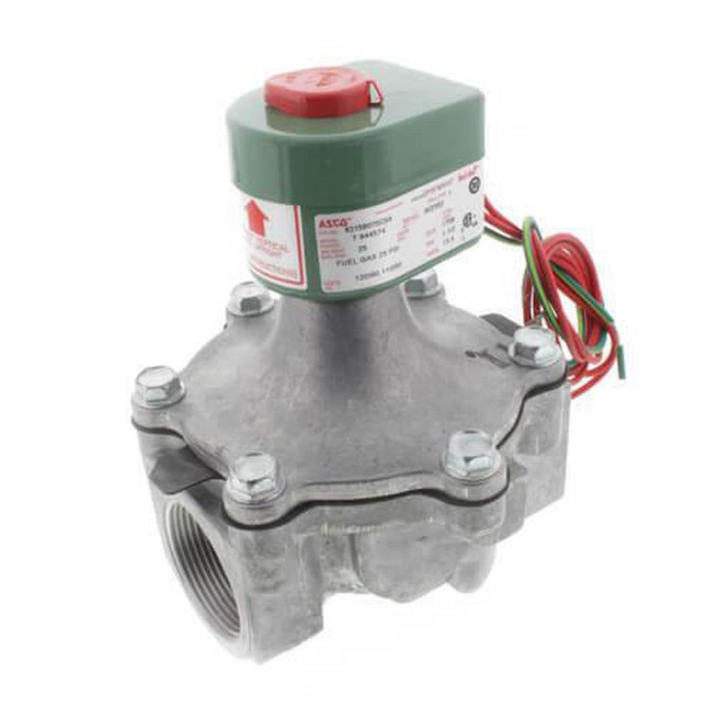 Asco Pneumatic Controls Solenoid Valve 25 psi 6-21/25 in. Brass, Copper, Plastic, Rubber, Silver and Stainless Steel 