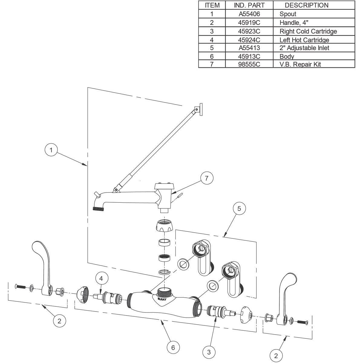 Halsey Taylor Chrome Replacement Filter 