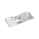 Stainless Steel Double Bowl Undermount Kitchen Sink in Lustertone (Less Hole Stainless Steel)
