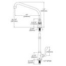 Elkay Lustrous Satin 14-1/2 x 11-3/4 in. Undermount Stainless Steel Bar Sink 