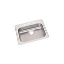 25 x 21-1/4 in. No-Hole Stainless Steel Single Bowl Drop-in Kitchen Sink in Satin