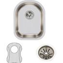 Elkay Lustrous Satin 14 x 17-1/2 in. No Hole Stainless Steel Single Bowl Undermount Kitchen Sink 