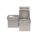 Elkay Light Grey 39-1/16 in. 1.5 gpm Bottle Filing Station with Bi-Level Cooler Kit 
