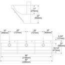 Elkay Light Grey 39-1/16 in. 1.5 gpm Bottle Filing Station with Bi-Level Cooler Kit 