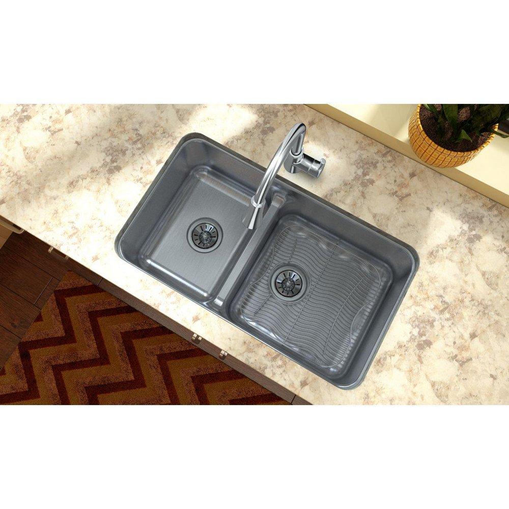 Elkay Stainless Steel 14-1/4 x 14-1/4 in Grid 